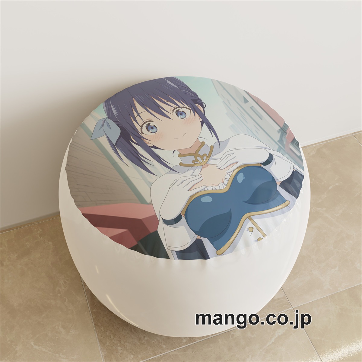 PVC ラウンドスツール アニメ キャラクター【カノジョも彼女】水瀬渚pvcスツールPVC製 キャラクターグッズ コレクション用