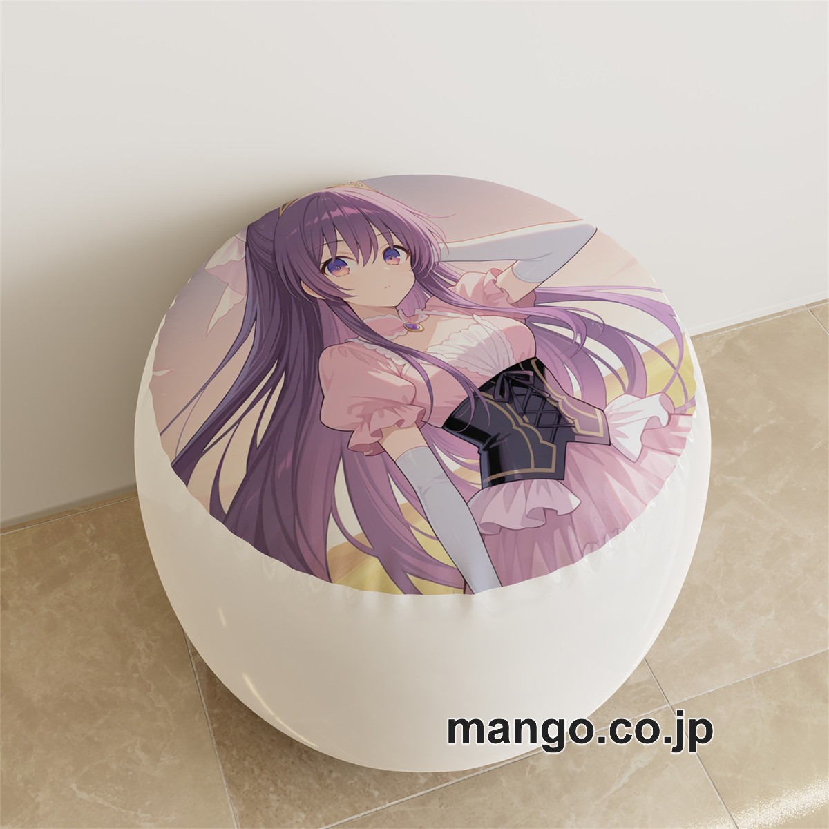 PVC ラウンドスツール アニメ キャラクター【デート・ア・ライブ】夜刀神十香pvcスツールPVC製 キャラクターグッズ コレクション用
