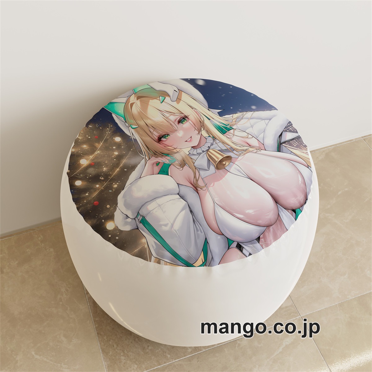 PVC ラウンドスツール アニメ キャラクター【勝利の女神NIKKE】ルピー レッドシューズpvcスツールPVC製 キャラクターグッズ コレクション用