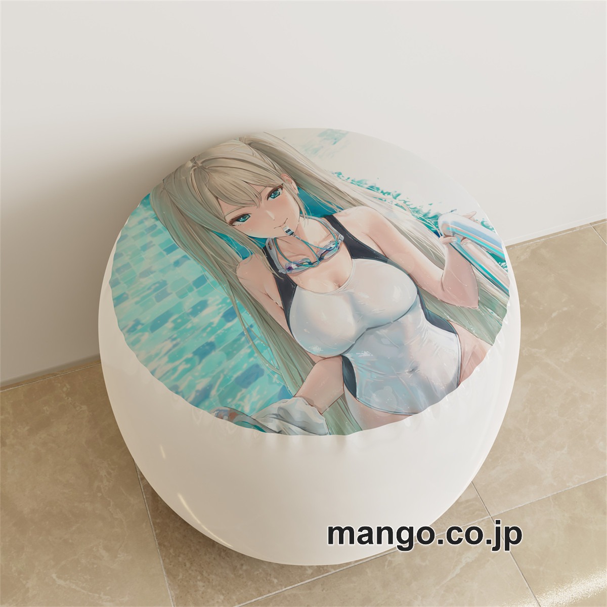 PVC ラウンドスツール アニメ キャラクター【オリジナル】水着pvcスツールPVC製 キャラクターグッズ コレクション用 2