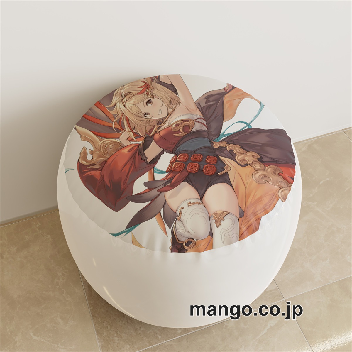 PVC ラウンドスツール アニメ キャラクター【グランブルーファンタジー】ガレヲン ジータpvcスツールPVC製 キャラクターグッズ コレクション用 2