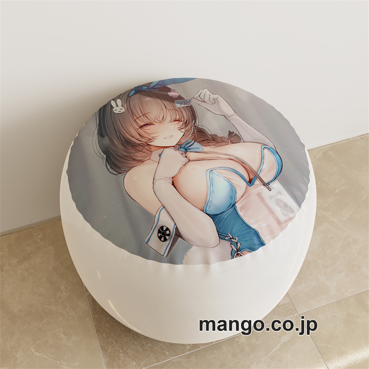 PVC ラウンドスツール アニメ キャラクター【勝利の女神NIKKE】ベイ メアリーpvcスツールPVC製 キャラクターグッズ コレクション用 2