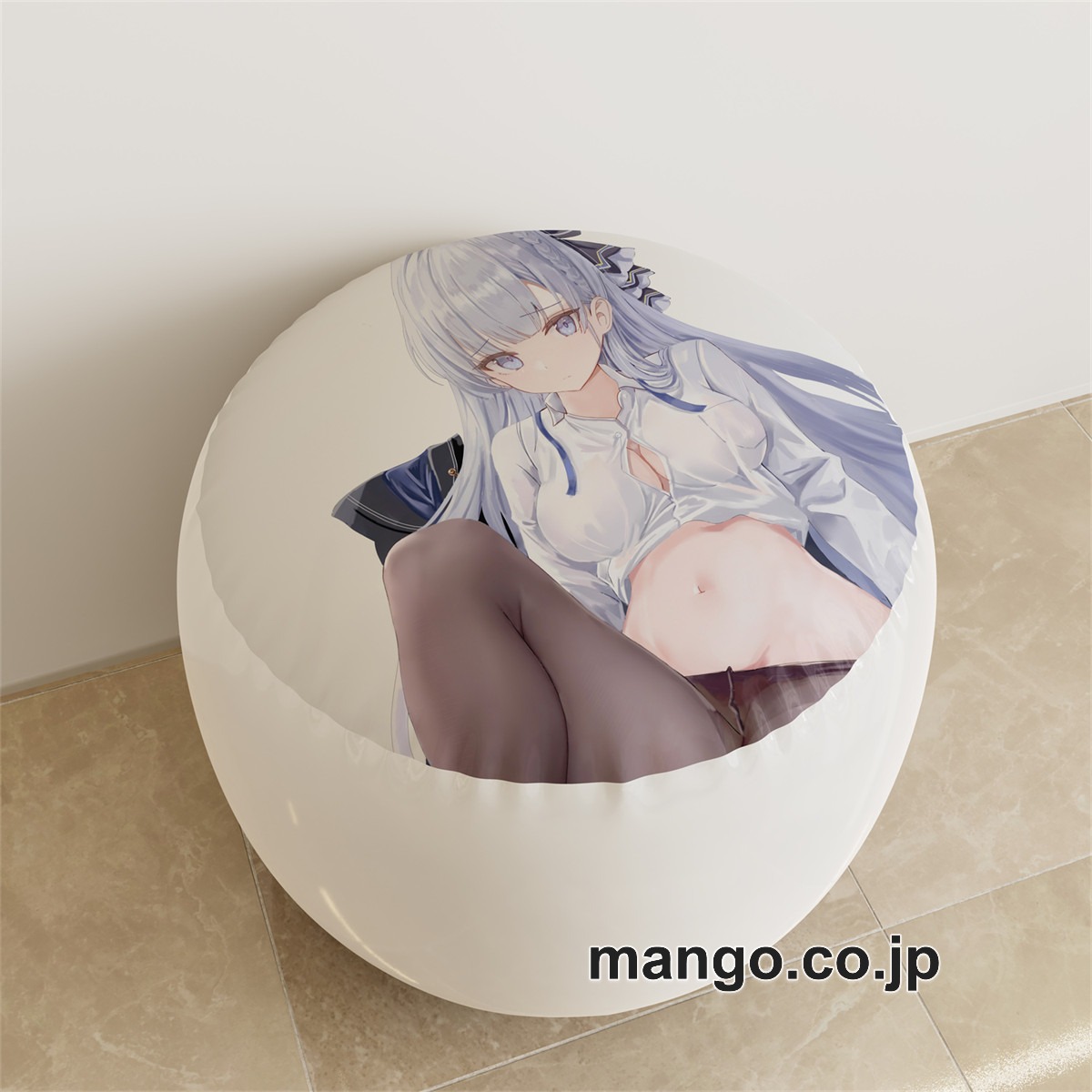 PVC ラウンドスツール アニメ キャラクター【アズールレーン】アーガスpvcスツールPVC製 キャラクターグッズ コレクション用 2