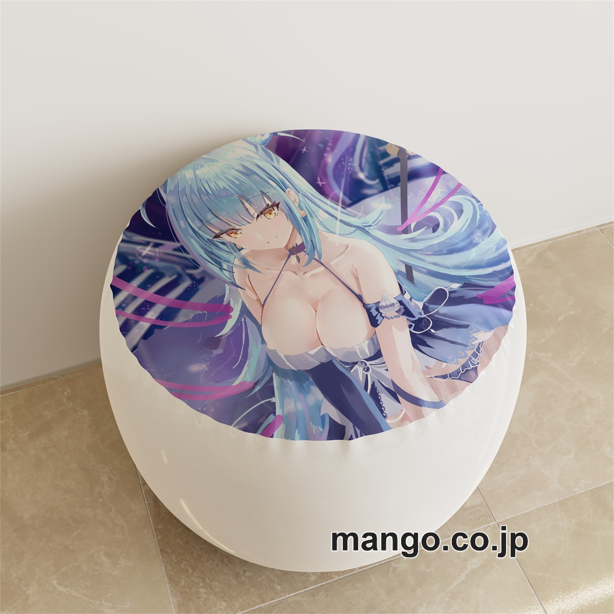 PVC ラウンドスツール アニメ キャラクター【アズールレーン】ネプチューンプリンツpvcスツールPVC製 キャラクターグッズ コレクション用