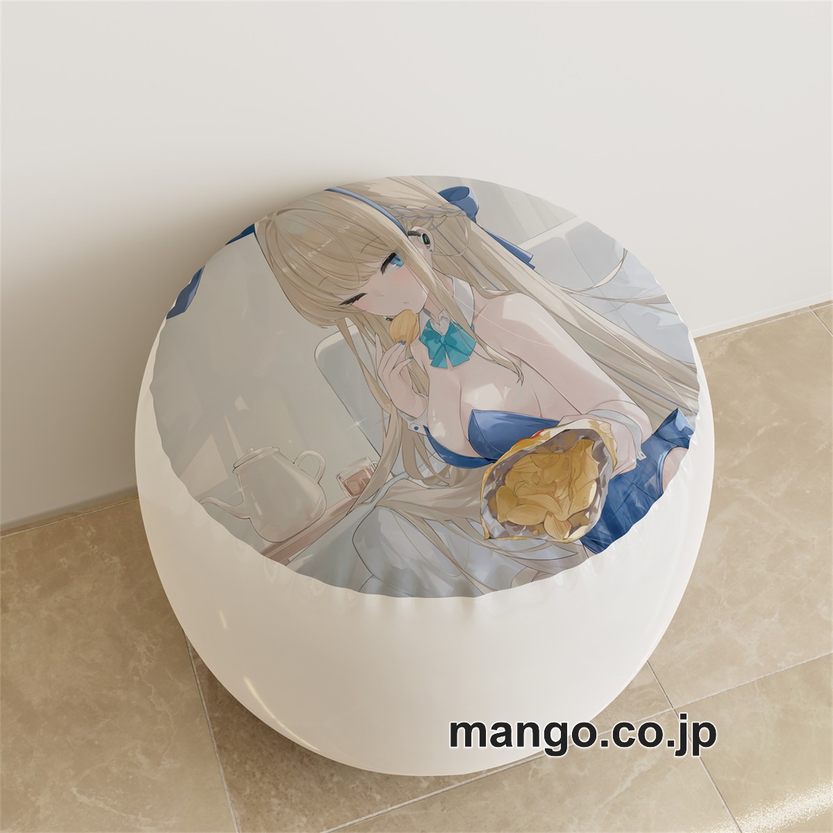 PVC ラウンドスツール アニメ キャラクター【ブルーアーカイブ】飛鳥馬トキpvcスツールPVC製 キャラクターグッズ コレクション用 2