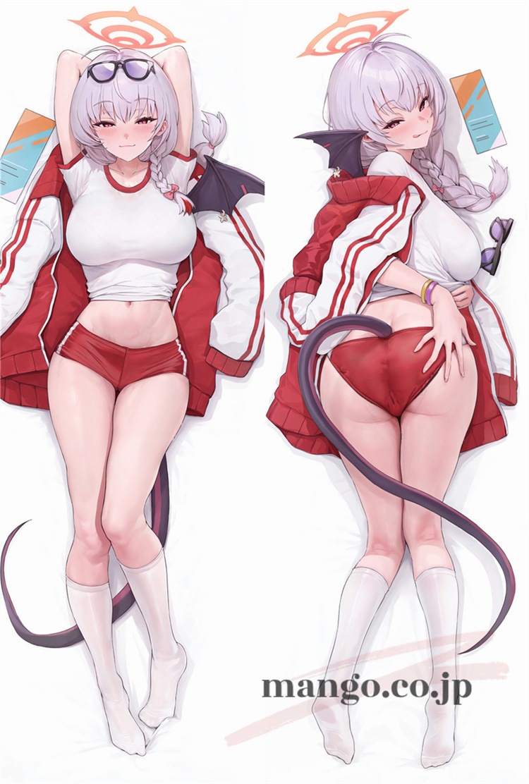 [ブルーアーカイブ]黒舘ハルナ 抱き枕カバー Mango 両面プリント仕様 160cmサイズ・アニメキャラ再現・高品質な印刷